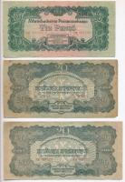 1944. 1P-100P "A Vörös Hadsereg Parancsnoksága" (10x) T:III,III-