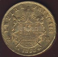 Franciaország/II.Császárság 1868A 20Fr Au 6,452g T:2/3+