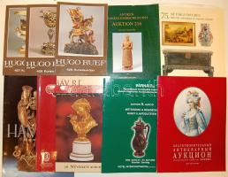 9db művészeti árverési katalógus 1986-2002-ig