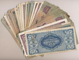 50db-os vegyes magyar pengő bankjegy tétel T:III,III-