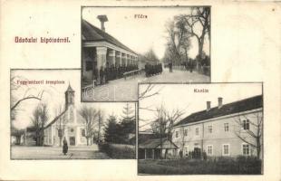 Lipótvár, Leopoldov; Főőrs,  Kantin, Fegyintézeti templom / prison facilities (EK)