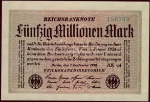 Német Birodalom/Weimar 1923. 50.000.000M T:I