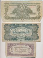 1944. 1P-100P "A Vörös Hadsereg Parancsnoksága" (10x) T:II,III,III-