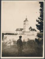 1921 Fraknó, vár, hátoldalán feliratozott fotó, 11x8 cm / Forchtenstein, castle, photo, 11x8 cm