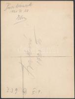 1921 Fraknó, vár, hátoldalán feliratozott fotó, 11x8 cm / Forchtenstein, castle, photo, 11x8 cm