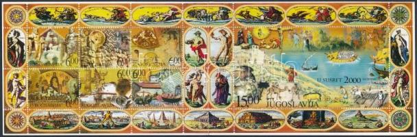 Ezredforduló bélyegfüzet, Millennium stamp-booklet