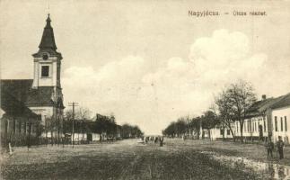 Nagyjécsa, Iecea Mare; Utcakép, Wingeron Miklós kiadása / street view (EK)