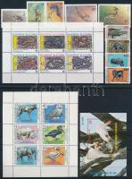 1973-1989 Animals 2 sets + 2 mini sheets + 1 block, 1973-1989 Állat motívum 2 db sor + 2 db kisív + 1 blokk 2 stecklapon