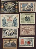 Német Birodalom/Weimar 1920-as évek 50db klf szükségpénz T:I,II,III (kevés)