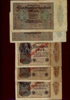 Német Birodalom/Weimar 1920-as évek 51db infla banjegy sok jobbal T:I-,II (többsége),III,IV (kevés)