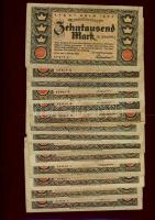 Német Birodalom/Weimar 1922-23. klf városi szükségpénzek, 58db T:I-,II+,II,III