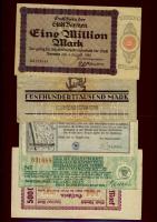Német Birodalom/Weimar 1922-23. klf városi szükségpénzek, 58db T:I-,II+,II,III
