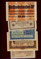 Német Birodalom/Weimar 1922-23. klf városi szükségpénzek, 58db T:I-,II+,II,III