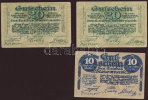 Ausztria 1920-as évek 15db szükségpénz kevés duplával + 1930. "Baustein" 1Sch + 1950. Lott...