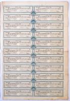 Budapest 1897. "Budapest Székes Főváros 100.000.000 koronás 4%-kal kamatozó, adómentes kölcsöne...