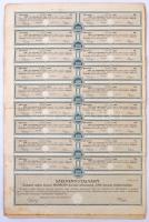 Budapest 1897. "Budapest Székes Főváros 100.000.000 koronás 4%-kal kamatozó, adómentes kölcsöne...