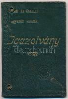 1919 Aradi és Csanádi Egyesült Vasutak által kiadott félárú jegy váltására jogosító fényképes igazolvány