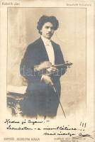 Jan Kubelik, hegedűművész, Goszleth felvétele, Silberer Béla kiadása / violinist and composer (EB)
