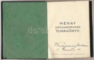 cca 1940-1950 Gépjárművezetéssel kapcsolatos kis könyvecske, kézírásos bejegyzésekkel