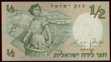 Izrael 1958. 1/2L T:I