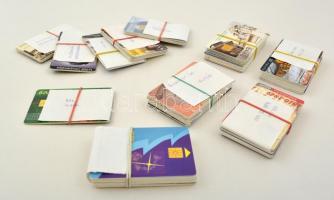 Vegyes, nagyrészt magyar telefonkártya gyűjtemény, érdekes darabokkal, közte sorozatok is, kb. 100 db