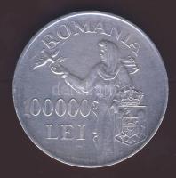 Románia 1946. 100.000L Ag T:2