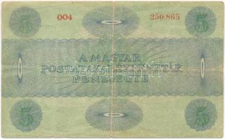 1919. 5K "Osztrák-Magyar Bank..." előlapján gúnyrajz T:III-