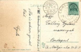 Bethlen, Beclean; Gróf Bethlen Pál kastélya, park, Kajári István / castle, park, "Csíkszereda v...