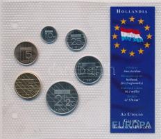Hollandia 1991-2001. 5c-5G 6xklf "Az utolsó Gulden forgalmi pénzek" szettben T:1
Netherla...