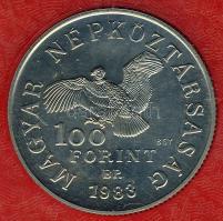 1983. 100Ft "Simon Bolivár" T:BU Eredeti tokban, tanúsítvánnyal!
