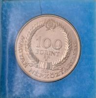 1983. 100Ft alpakka "Czóbel Béla" eredeti tokban, tanúsítvánnyal + 1994. 500Ft Ag "Ko...