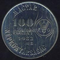 1983. 100Ft "FAO" T:BU Eredeti tokban, tanúsítvánnyal!