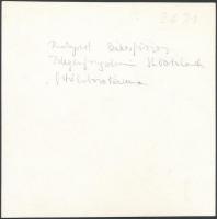 1945 Budapest, háborús pusztítás a Ferenciek terén, 2 db fotó, Budapest Székesfőváros Idegenforgalmi...