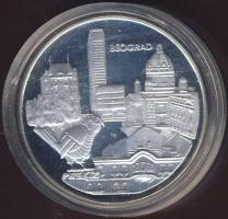 Jugoszlávia 1982. 1000D Ag "Belgrád" T:PP Eredeti díszdobozban, tanúsítvánnyal!