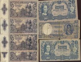 Vegyes bankjegy tétel, 374db magyar és 62db külföldi, benne jobbakkal T:II+,II,III,IV