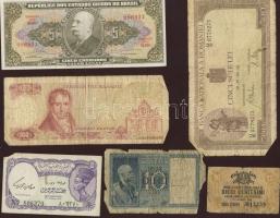 Vegyes bankjegy tétel, 374db magyar és 62db külföldi, benne jobbakkal T:II+,II,III,IV