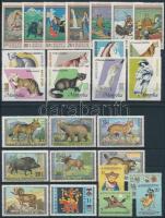 1966-1970 Állat motívum 3 klf sor + 4 db bélyeg, 1966-1970 Animals 3 diff sets + 4 stamps