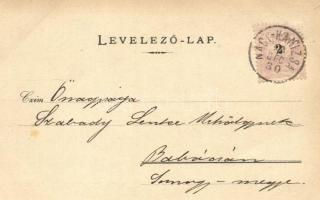 Nagykanizsa, Főtéri részlet, üzletek, piac, Fischel Fülöp kiadása (fa)