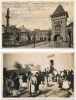19 db RÉGI magyar és történelmi magyar városképes lap, vegyes minőség / 19 pre-1945 Hungarian and historical Hungarian town-view postcards, mixed quality
