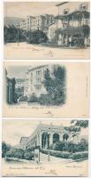 Abbazia - 3 db régi képeslap / 3 pre-1945 postcards