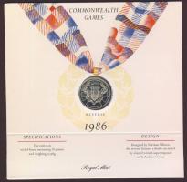 Nagy-Britannia 1986. 2Ł "Nemzetközösségi játékok" T:BU Eredeti díszcsomagolásban, tanúsítv...