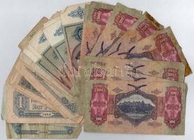 45db-os vegyes magyar pengő bankjegy tétel T:III,III-,IV