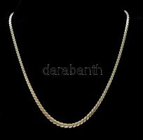 Ezüst(Ag) verlauf nyakék, jelzett, h: 46 cm, nettó: 25 g