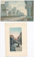 18 db RÉGI egyiptomi és szenegáli városképes lap, vegyes minőség / 18 pre-1945 Egyptian and Senegale...