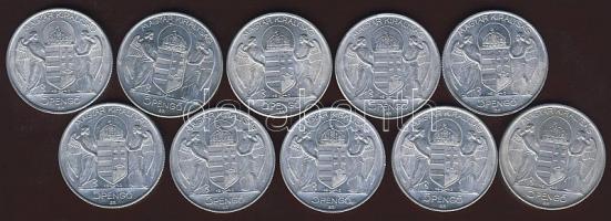 1943. 5P Alu "Horthy" (10x) T:1/2+