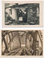 37 db RÉGI külföldi városképes lap, vegyes minőség / 37 pre-1945 Egyptian and European town-view pos...