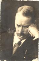 1918 Gróf Károlyi Mihály az Első Magyar Köztársaság kikiáltása napján, photo, 1918Magyar Köztársaság So. Stpl (EB)