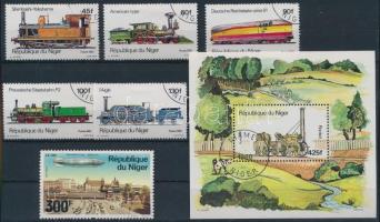 1936-1997 Railway 3 sets + 4 blocks + 4 stamps 1936-1997 Vasút motívum 3 db sor + 4 db blokk + 4 db ...