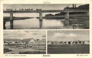 Komádi, Kőrös híd, Állami elemi népiskolai internátus és iskola
