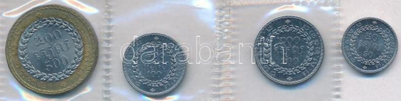 Kambodzsa ~1990. 50R-500R (4xklf) T:1,1-
Cambodia ~1990. 50 Riels - 500 Riels (4xdiff) C:UNC,AU